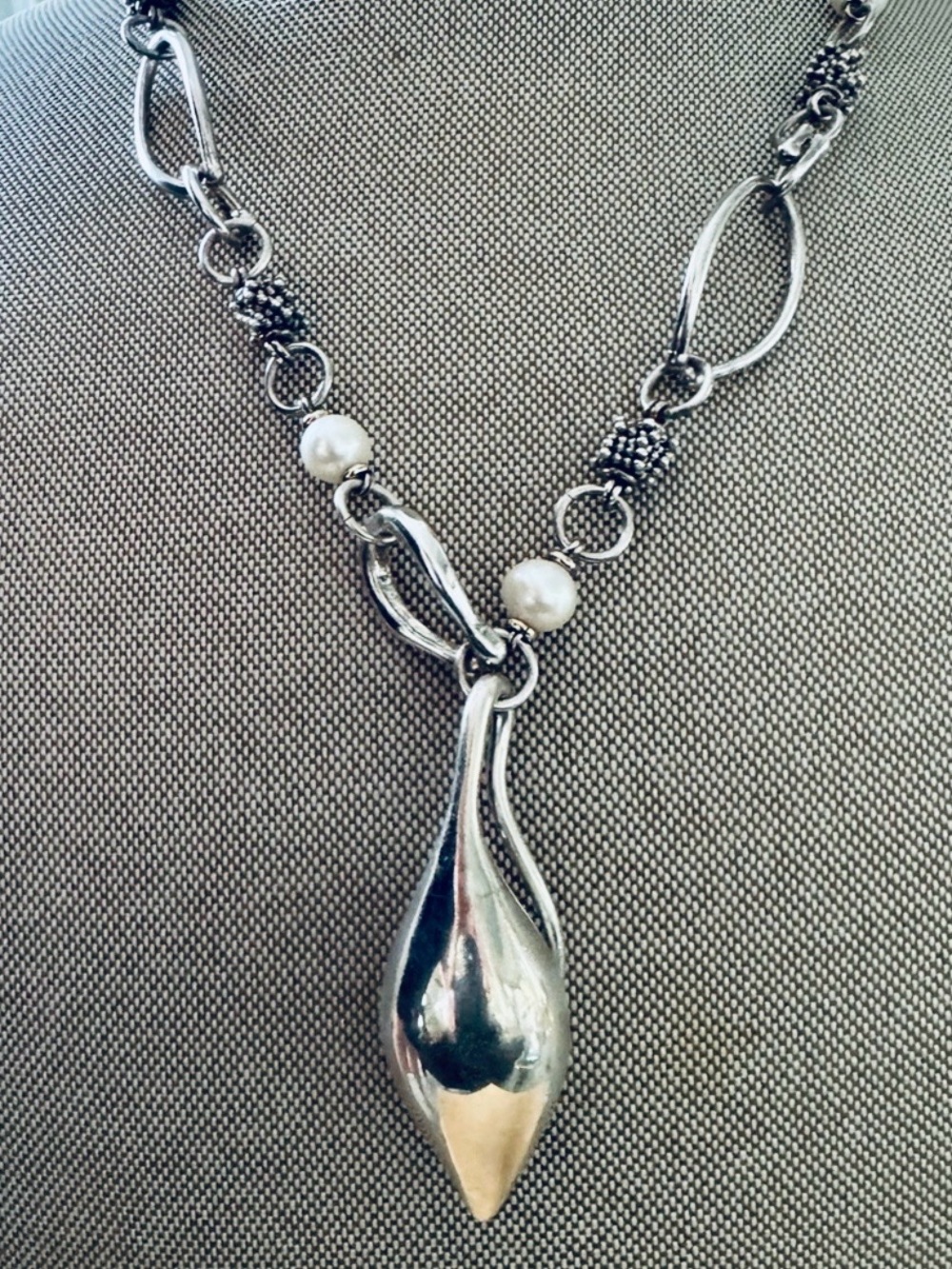 Michel Dawkins Teardrop Pendant